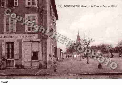 Ville de PONTEVEQUE, carte postale ancienne