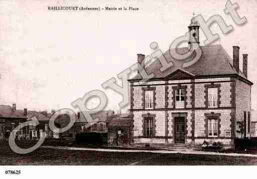 Ville de RAILLICOURT, carte postale ancienne