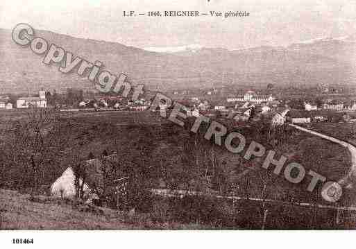 Ville de REIGNIER, carte postale ancienne