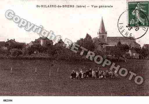 Ville de SAINTHILAIREDEBRENS, carte postale ancienne