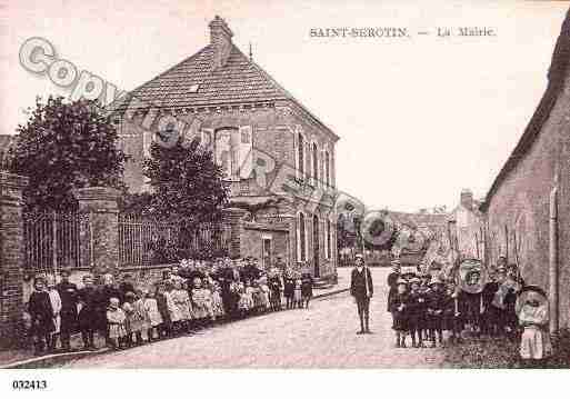 Ville de SAINTSEROTIN, carte postale ancienne