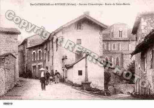 Ville de SAINTECATHERINE, carte postale ancienne