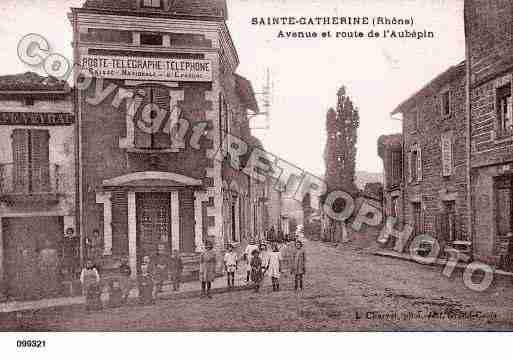 Ville de SAINTECATHERINE, carte postale ancienne