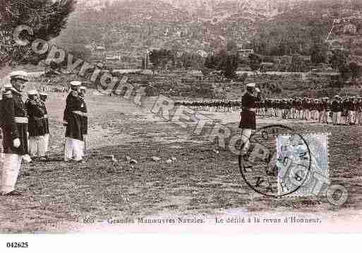 Ville de TOULON, carte postale ancienne