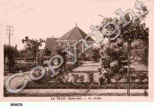 Ville de TRAIT(LE), carte postale ancienne