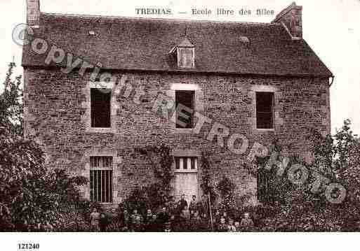 Ville de TREDIAS, carte postale ancienne