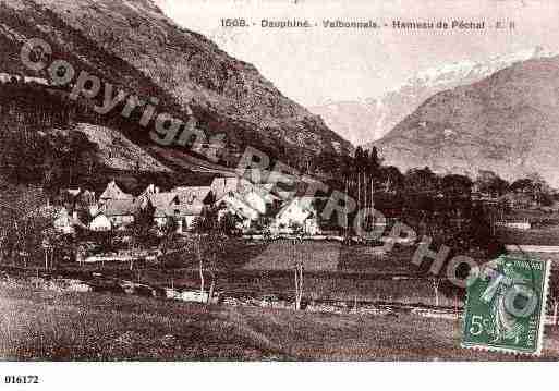 Ville de VALBONNAIS, carte postale ancienne