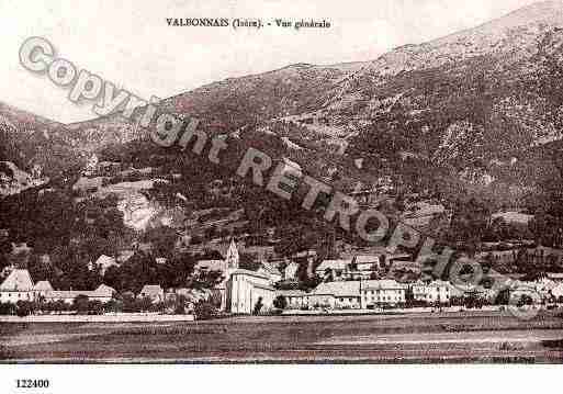 Ville de VALBONNAIS, carte postale ancienne