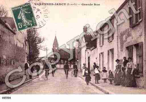 Ville de VARENNESJARCY, carte postale ancienne