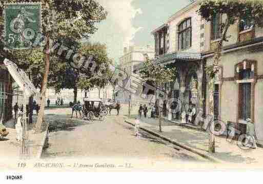 Ville de ARCACHON, carte postale ancienne Ville de ARCACHON, carte postale ancienne