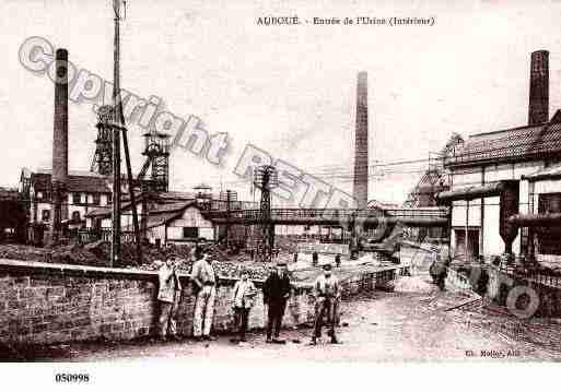 Ville de AUBOUE, carte postale ancienne