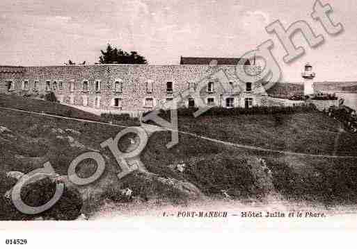 Ville de NEVEZ, carte postale ancienne