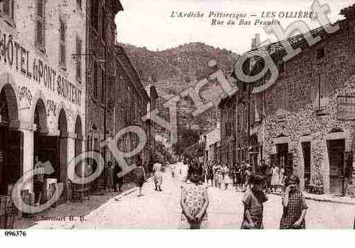 Ville de OLLIERESSUREYRIEUX(LES), carte postale ancienne