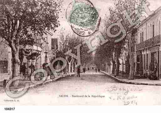 Ville de SALONDEPROVENCE, carte postale ancienne