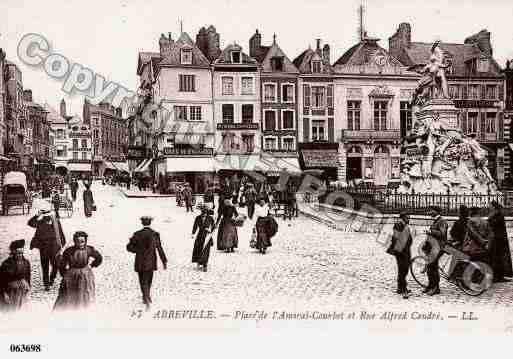 Ville de ABBEVILLE, carte postale ancienne