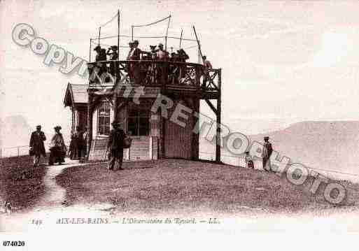 Ville de AIXLESBAINS, carte postale ancienne