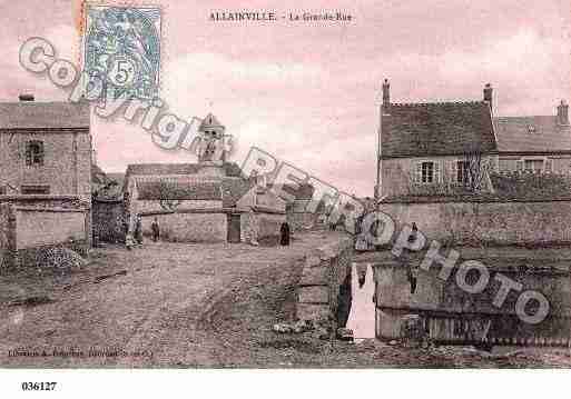 Ville de ALLAINVILLE, carte postale ancienne