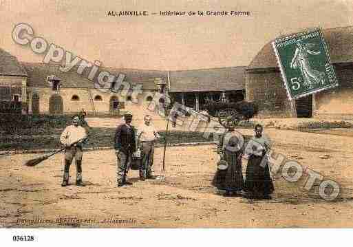 Ville de ALLAINVILLE, carte postale ancienne