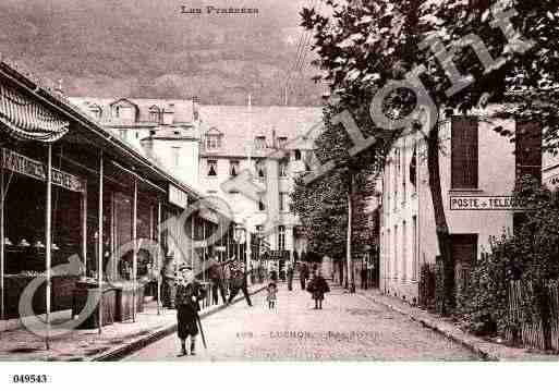 Ville de BAGNERESDELUCHON, carte postale ancienne