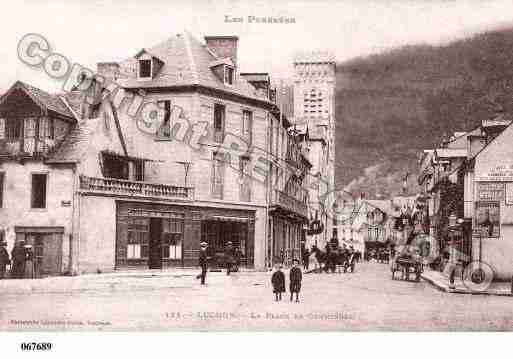 Ville de BAGNERESDELUCHON, carte postale ancienne