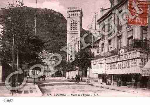 Ville de BAGNERESDELUCHON, carte postale ancienne