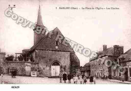 Ville de BARLIEU, carte postale ancienne