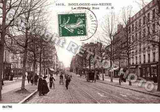 Ville de BOULOGNEBILLANCOURT, carte postale ancienne