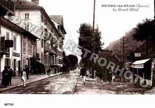 Ville de BRIDESLESBAINS, carte postale ancienne