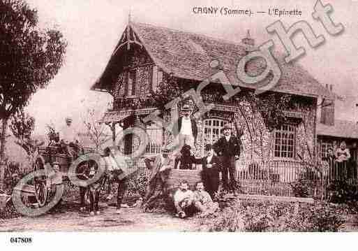 Ville de CAGNY, carte postale ancienne