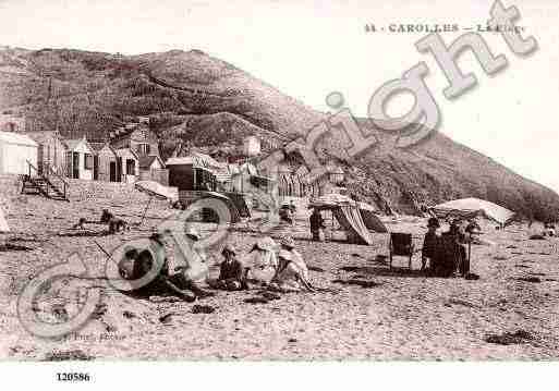 Ville de CAROLLES, carte postale ancienne