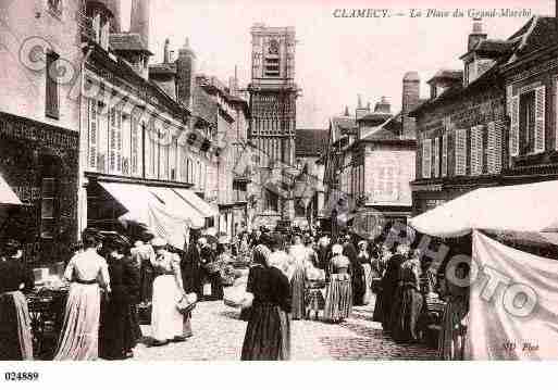 Ville de CLAMECY, carte postale ancienne