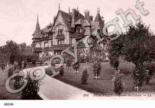 Ville de DEAUVILLE, carte postale ancienne