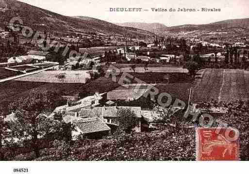 Ville de DIEULEFIT, carte postale ancienne