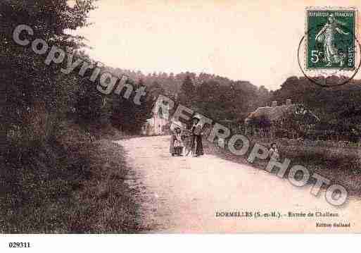 Ville de DORMELLES, carte postale ancienne