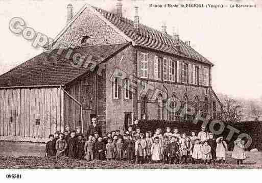 Ville de FIMENIL, carte postale ancienne