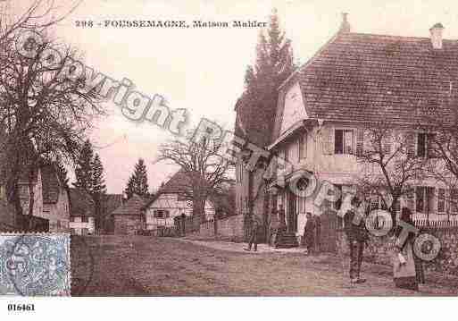 Ville de FOUSSEMAGNE, carte postale ancienne