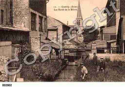 Ville de GENTILLY, carte postale ancienne