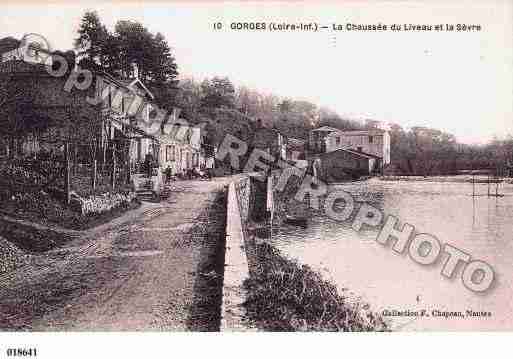 Ville de GORGES, carte postale ancienne