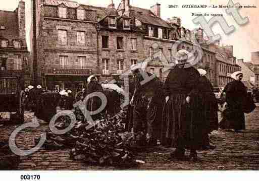 Ville de GUINGAMP, carte postale ancienne