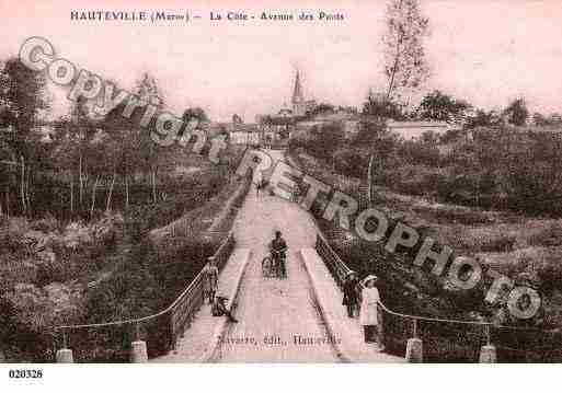 Ville de HAUTEVILLE, carte postale ancienne