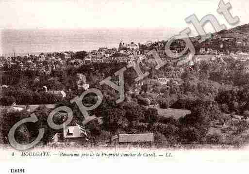 Ville de HOULGATE, carte postale ancienne