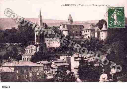 Ville de JARNIOUX, carte postale ancienne