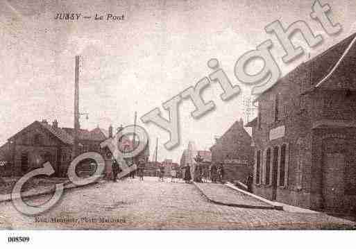 Ville de JUSSY, carte postale ancienne