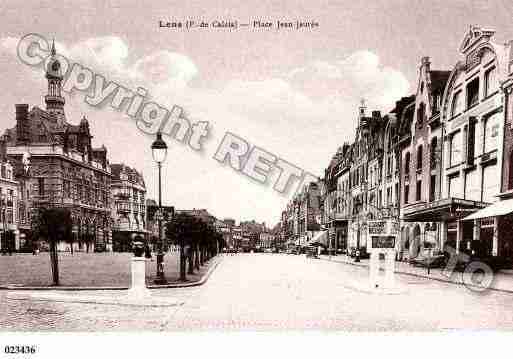 Ville de LENS, carte postale ancienne