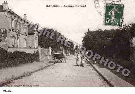 Ville de LIVRYGARGAN, carte postale ancienne