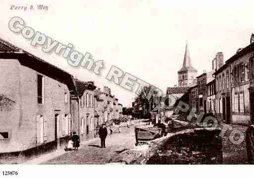 Ville de LORRYLESMETZ, carte postale ancienne