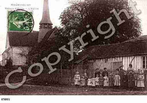 Ville de MAGNICOURT, carte postale ancienne