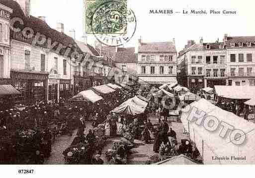 Ville de MAMERS, carte postale ancienne