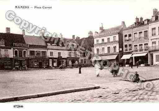 Ville de MAMERS, carte postale ancienne