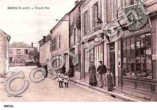 Ville de MARCQ, carte postale ancienne